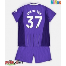 Camiseta Tottenham Hotspur Micky van de Ven #37 Tercera Equipación para niños 2026-27 manga corta (+ pantalones cortos)